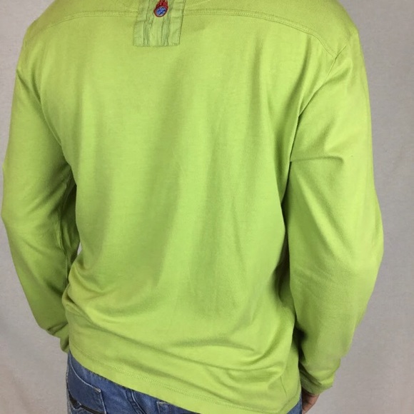 Incredible Produx Brand crew neck light green long sleeved designer's top - Picture 2 of 7